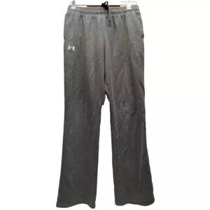 Under Armour Cold Gear Sweat Pants Youth XL Grey Loose Fit Athletic Sports Wear